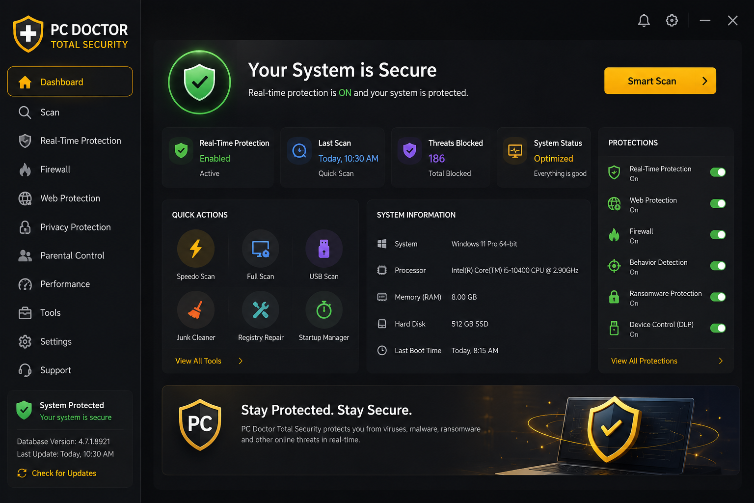 PC Doctor Dashboard